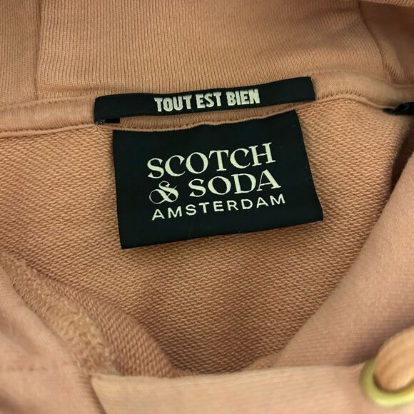 Scotch & Soda Graphic Hoodie Relaxed Fit XS EUC - Picture 9 of 11